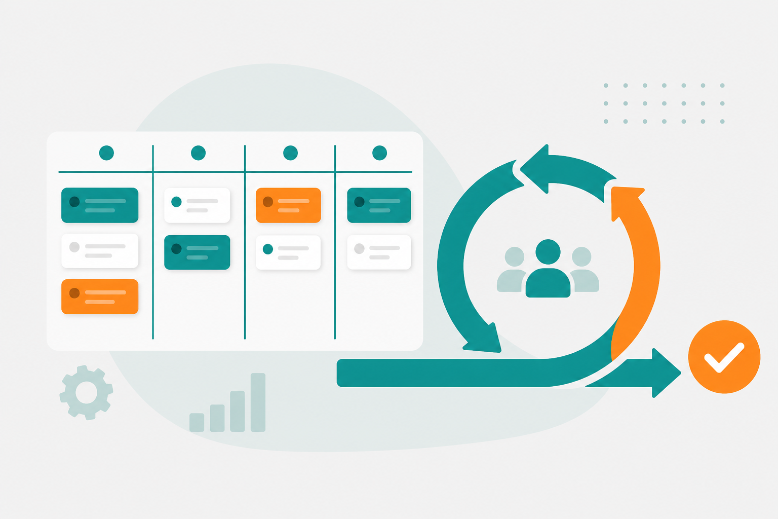 Agile sprint workflow illustration